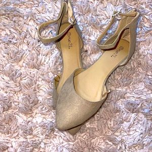Taupe flats